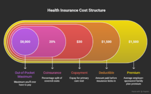 the relationship between premium, deductible, copay, and out-of-pocket maximum