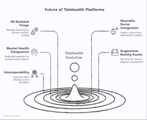 Features in Telehealth Apps