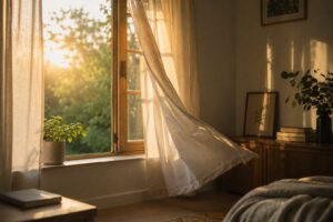 Golden Breeze Through the Window